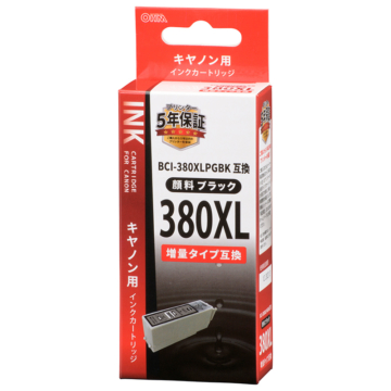 キヤノン互換 BCI-380XLPGBK 顔料ブラック [品番]01-4338