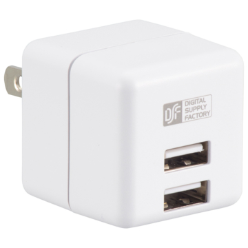 ACアダプター USB電源タップ2ポート [品番]01-3784