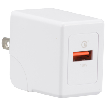 AC充電器 QC3.0対応 USB TypeA 1個口 [品番]01-7144