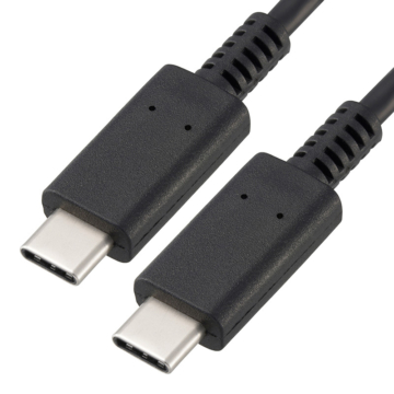 USBケーブル PD対応 TypeC 1.5m 黒 [品番]01-7157