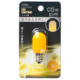 <span class="search-everything-highlight-color" style="background-color:orange">LEDナツメ球装飾用</span> T20/E12/0.5W/10lm/黄色 [品番]06-4608