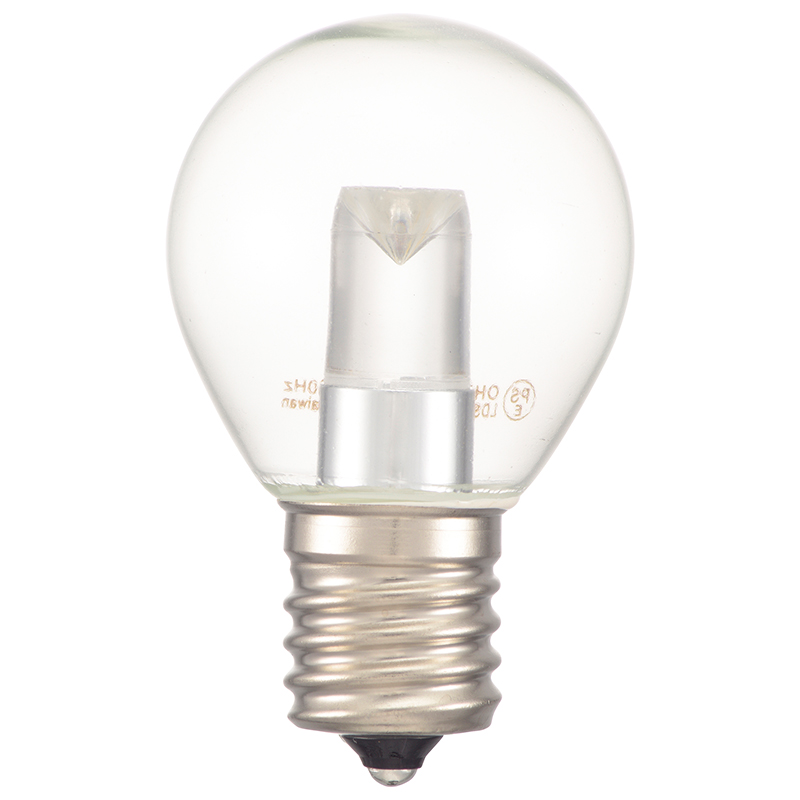 LEDサイン球装飾用 S35/E17/1.2W/55lm/クリア電球色 [品番]06-4643 