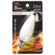 LEDシャンデリア形装飾用/C32/E17/0.8W/45lm/電球色 [品番]06-4649