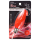 <span class="search-everything-highlight-color" style="background-color:orange">LEDシャンデリア形装飾用</span>/C32/E17/1.2W/8lm/クリア赤色 [品番]06-4655