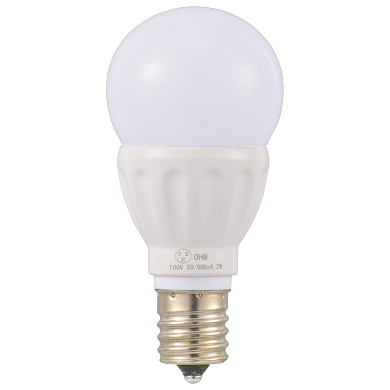 LED電球 小形 E17 60形相当 昼光色 [品番]06-4336｜株式会社オーム電機