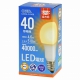 LED電球 E26 40形相当 電球色 [品番]06-3671