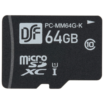 マイクロSDメモリーカード 64GB 高速データ転送 [品番]01-0757