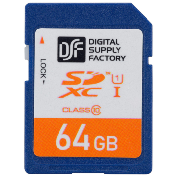 SDXCメモリーカード 64GB 高速データ転送 [品番]01-3054