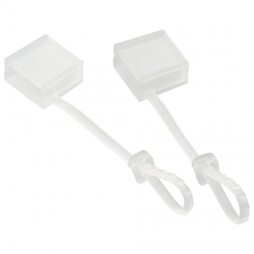 USBプラグカバー ホワイト 2個入 [品番]00-5195