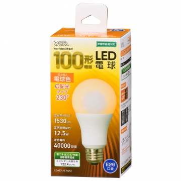 LED電球 E26 100形相当 電球色 [品番]06-4460