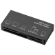 マルチカードリーダー 55メディア対応 USB3.2Gen1 ブラック [品番]01-3971