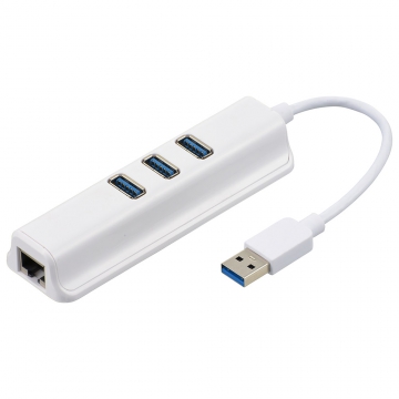 GigaLANアダプター USB3.2Gen1ハブ [品番]01-3977