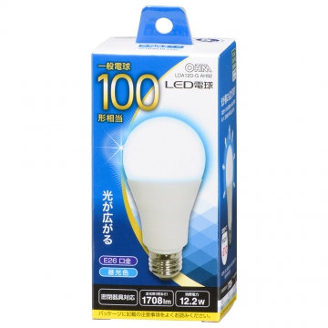 LED電球 E26 100形相当 昼光色 [品番]06-0991