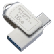PCGEAR_USBメモリー 16GB TypeC＆TypeA対応 [品番]01-0062