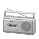 AudioCommモノラルラジオカセットレコーダー [品番]03-5010