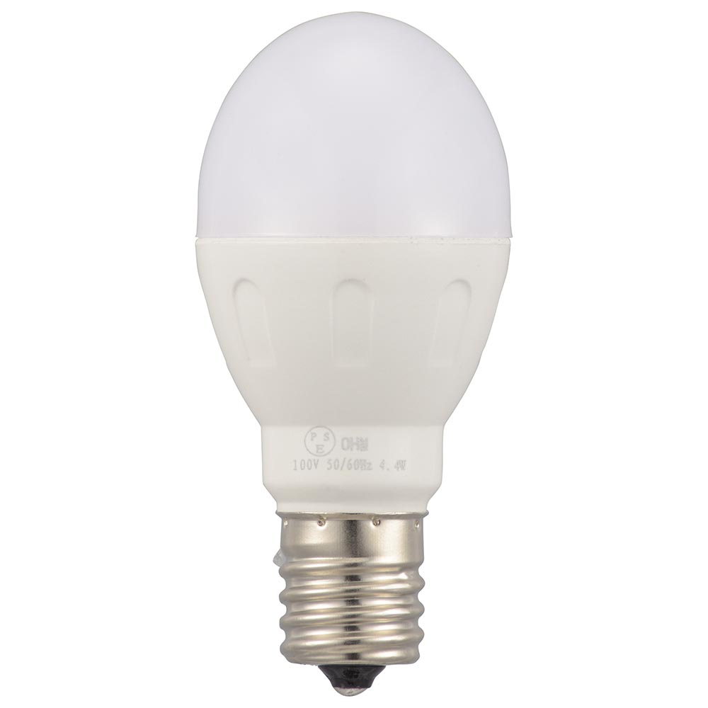 LED電球 小形 E17 40形相当 昼光色 2個入 [品番]06-4810｜株式