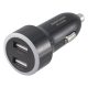 AudioComm_USBカーチャージャー 4.8A Type-A×2ポート [品番]03-6182