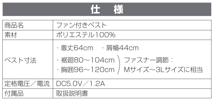 夏の作業を快適にするファン付きベスト5月18日新発売 - 株式会社
