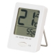 温度が見やすい温湿度計 健康サポート機能付き ホワイト [品番]08-1439