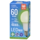 LED電球 E26 60形相当 昼白色 [品番]06-5515