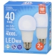LED電球 E26 40形相当 昼光色 2個入 [品番]06-5519