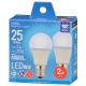 LED電球小形E17 25形相当 昼光色 2個入 [品番]06-5538