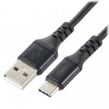 AudioComm_Type-Cケーブル USB-A to USB-C 1m ブラック [品番]01-7131