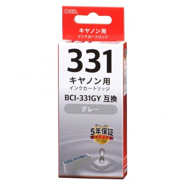 キヤノン互換インク BCI-331GY 染料グレー [品番]01-7769