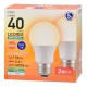 LED電球 E26 40形相当 電球色 2個入 [品番]06-5313
