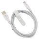 AudioComm さらさらUSBケーブル Type-AtoC 1.5m [品番]01-7252