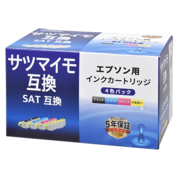 エプソン互換インク サツマイモ SAT 4色パック [品番]01-7800