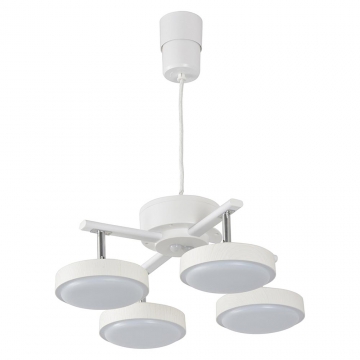 LED4灯ペンダントライト ホワイトウッド [品番]06-1649