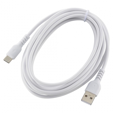 AudioComm USB-A to USB-C 3m ホワイト [品番]01-7324