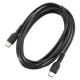 AudioComm PD対応 USB-C to USB-C 2m ブラック [品番]01-7333