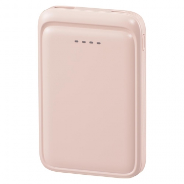 SmartComm モバイルバッテリー 5000mAh シュガーピンク [品番]05-0802