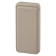 SmartComm モバイルバッテリー 10000mAh ラテ・グレージュ [品番]05-0807