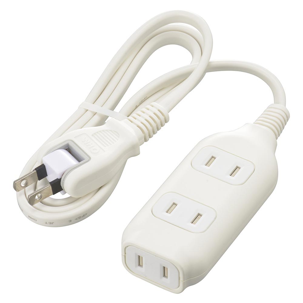 3個口タップ マグネット付き 1m [品番]00-1673｜株式会社オーム電機