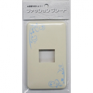 スイッチプレート ハート 1個口用 [品番]00-4692