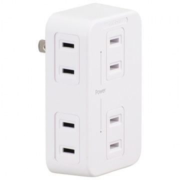 発煙ガード安全タップ 6個口 [品番]00-5184