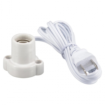 磁器レセップ E17 1.5mコード ホワイト [品番]00-7079