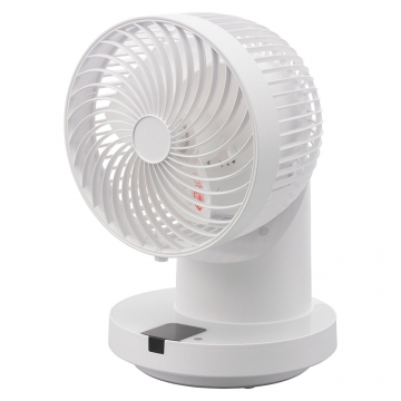 360°首振サーキュレーター 静音DCモーター USB給電 [品番]00-8322