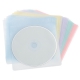 DVD／CDスリーブ 1枚収納×50枚 5色 [品番]01-2040