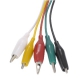 両端クリップ付き接続コード 5色 [品番]01-2658