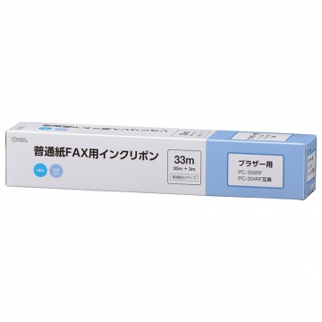 普通紙FAXインクリボン S-Bタイプ 1本入 33m [品番]01-3853