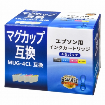 エプソン互換 マグカップ 4色パック [品番]01-3950