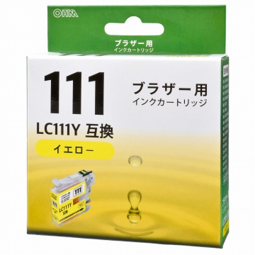 ブラザー互換 LC111Y 染料イエロー [品番]01-4185