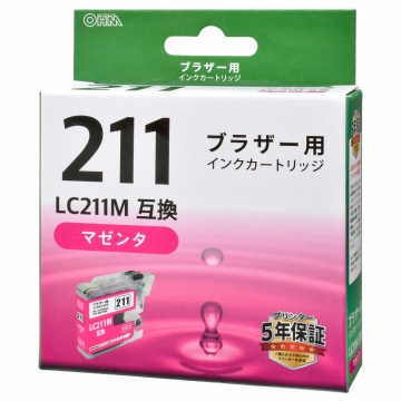 ブラザー互換 LC211M 染料マゼンタ [品番]01-4272
