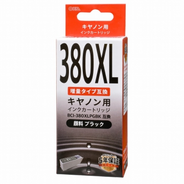 キヤノン互換 BCI-380XLPGBK 顔料ブラック [品番]01-4338