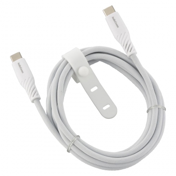 AudioComm さらさらUSBケーブル PD対応 Type-CtoC 2m [品番]01-7256