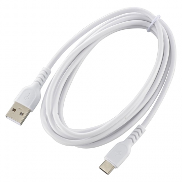 AudioComm USB-A to USB-C 2m ホワイト [品番]01-7323